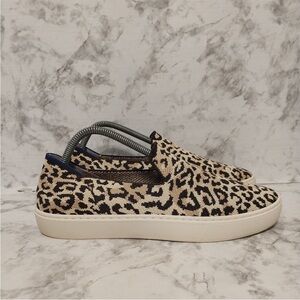 Pre-owned Rothy's The Original Leopard Slip On
